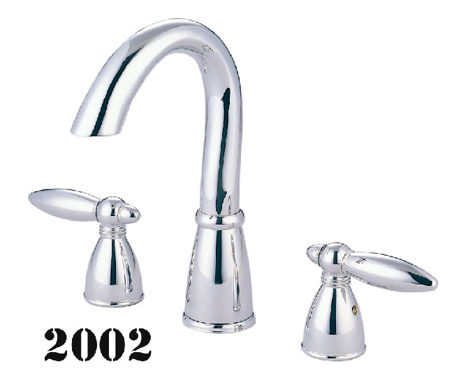 Two Handle Lavatory Faucets Widespread